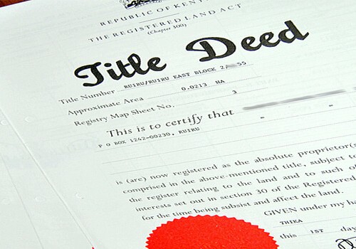 Title Deed Loans
